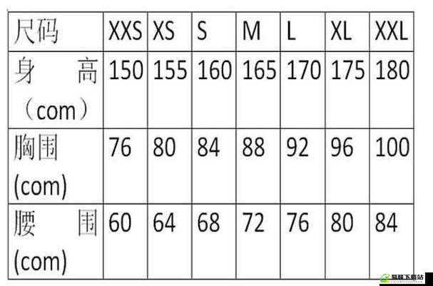 欧洲 M 码亚洲 S 码尺寸范围及对比解析